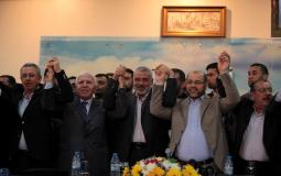 قادة حركتي فتح وحماس -ارشيف-