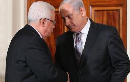 الرئيس الفلسطيني محمود عباس وبنيامين نتنياهو