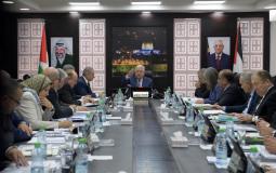 جلسة الحكومة الفلسطينية برئاسة الرئيس محمود عباس