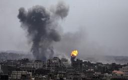 غزة تحت القصف الإسرائيلي