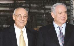 بنيامين نتنياهو مع مئير بن شبات