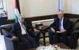 لقاء مجدلاني مع منسق الشؤون الإنسانية في الأراضي الفلسطينية
