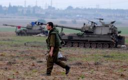 الجيش الإسرائيلي قرب غزة -ارشيف-