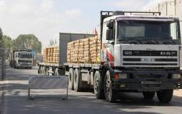 اسمنت في طريقه إلى غزة -أرشيف-