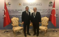 خالد العسيلي وزير الاقتصاد الوطني يلتقي رئيس مكتب الاستثمار في الرئاسة التركية 