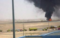 الحوثي يستهدف مطار نجران