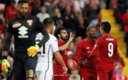 ليفربول يكتسح تورينو بمشاركة المصري محمد صلاح