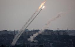 صواريخ من غزة صوب إسرائيل / أرشيفية