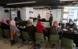 فلسطينيات وأمان تنفذان تدريبًا لشبكة نساء ضد الفساد