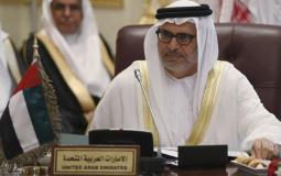 وزير الدولة الإماراتي للشؤون الخارجية، أنور قرقاش