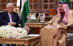 الرئيس محمود عباس والملك سلمان- أرشيفية