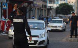 شرطة المرور في غزة - ارشيف