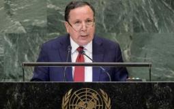 وزير خارجية تونس جيمس الجهيناوي أمام الجمعية العامة للأمم المتحدة