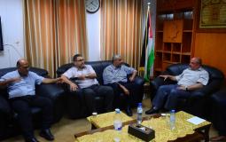 وكيل الوزارة يستقبل رئيس المكتب الإعلامي الحكومي في غزة