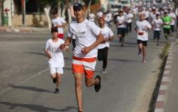ماراثون رياضي في نابلس لدعم مرضى السرطان