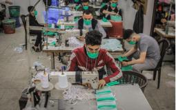 غزة تصدّر الكمامات للعالم