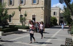 طالبات في جامعة بيت لحم