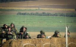 الجيش الإسرائيلي قرب غزة -ارشيف-