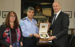 اللواء حازم عطا الله يستقبل رئيس وزراء ولاية براندنبيرغ الألمانية