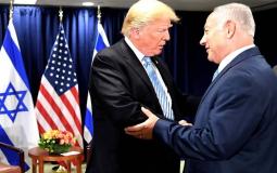 رئيس الوزراء الإسرائيلي بنيامين نتنياهو والرئيس الأمريكي دونالد ترامب