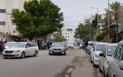 حالة الطرق في غزة شوارع غزة سيارات مدينة غزة - توضيحية