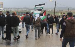 المشاركين في مسيرات العودة على حدود غزة