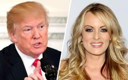 الممثلة ستورمي دانيالز  الرئيس الأميركي دونالد ترامب