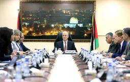 الاجتماع الاسبوعي لمجلس الوزراء الفلسطيني