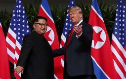 الرئيس الأمريكي دونالد ترامب وزعيم كوريا الشمالية كيم جونغ أون