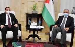 اشتية يستقبل سفير نيكاراغوا لدى فلسطين