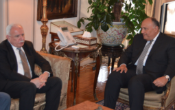 سامح شكري و رياض المالكي. - أرشيفية