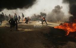 أحداث مسيرة العودة على حدود غزة