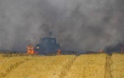حريق في غلاف غزة بسبب طائرة ورقية - توضيحية
