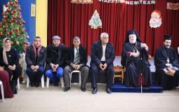 قيادة الديمقراطية تزور كنيسة القديس بيرفيريوس بغزة