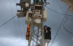 كهرباء غزة تعلن حالة الطوارئ لمواجهة المنخفض الجوي القادم