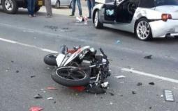 حادث سير دراجة نارية