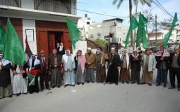 حماس بخان يونس تنظم وقفة تضامنية مع الأسير الجعابيص