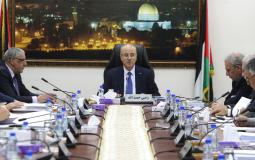 جلسة مجلس الوزراء الفلسطيني