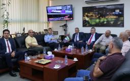 لقاء مدير الشرطة مع وفد فعاليات أبو ديس