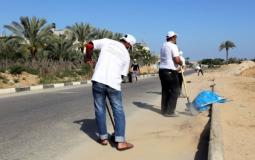 مشروع كنس الرمال الزائدة