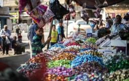 سوق في غزة -ارشيف-