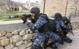 عناصر الشرطة الفلسطينية في رام الله