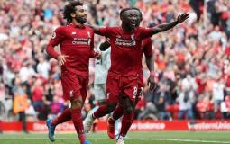 محمد صلاح سجل هدف ليفربول الاول في مبارة الفوز على ويست هام بالدوري الانجليزي