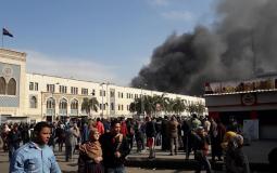 حريق محطة مصر في وسائل الاعلام العربية والدولية