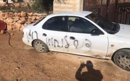 عبارات عنصرية لمستوطنين في رام الله