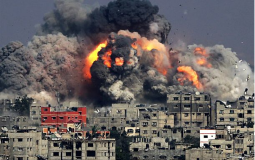 قصف إسرائيلي على غزة -ارشيف-