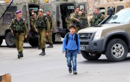 قوات الاحتلال وطلاب مدرسة "ارشيفية"