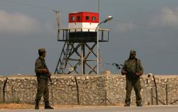 حدود غزة و مصر - توضيحية