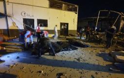 قصف مركز لايواء المهاجرين في ليبيا
