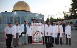 الأطباء الفلسطينيون في تركيا يؤبّنون زميلتهم الشهيدة المسعفة رزان النجار 